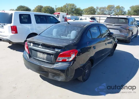 2019 Mitsubishi Mirage G4 Es z USA, uszkodzony, nr VIN ML32F3FJ0KHF05927
